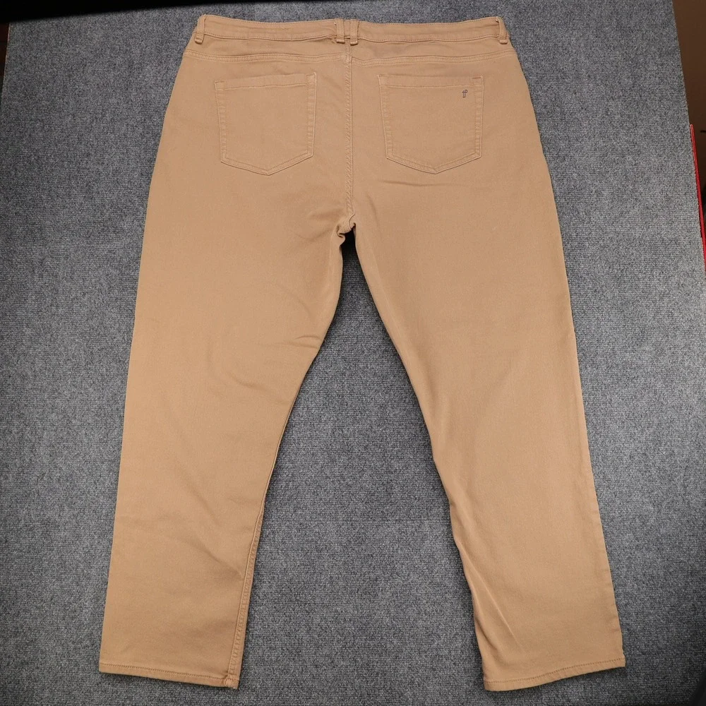 The Perfect Jean NYC Denkhaki Athletic Fit Khaki Tan Pants‎ 44x32 J09V3DDK Mens